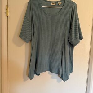 Daytrip Teal Short Sleeve Top
